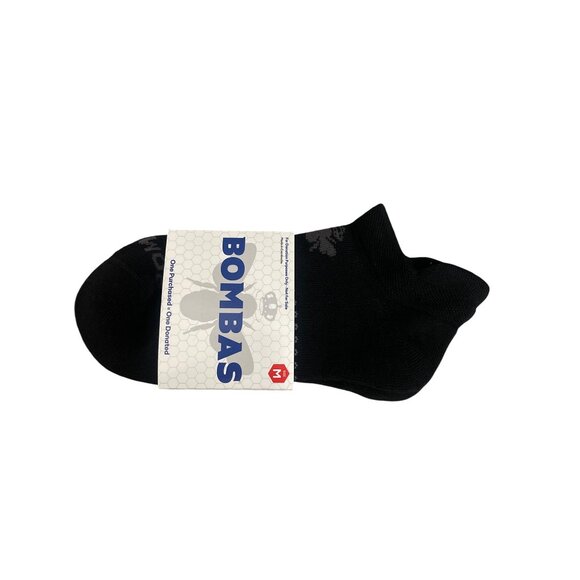 Bombas 5 Pair Black Ankle Socks Medium NWT - Picture 2 of 3